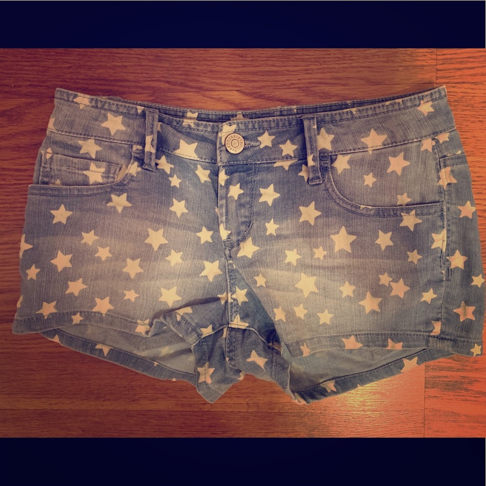 Star Jean Shorts